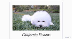 Desktop Screenshot of californiabichons.com